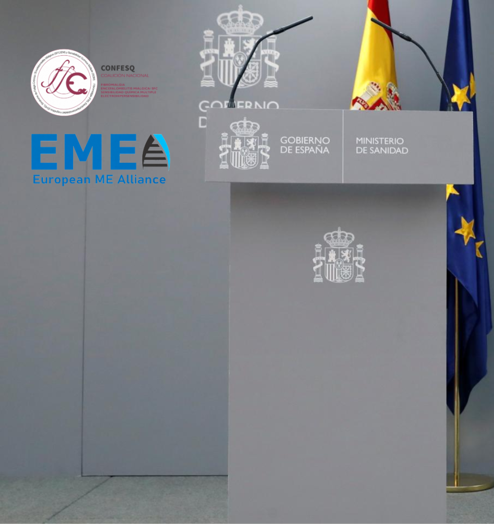 CONFESQ y EMEA instan al Ministerio de Sanidad a integrar la Encefalomielitis Miálgica en las estrategias nacionales de salud